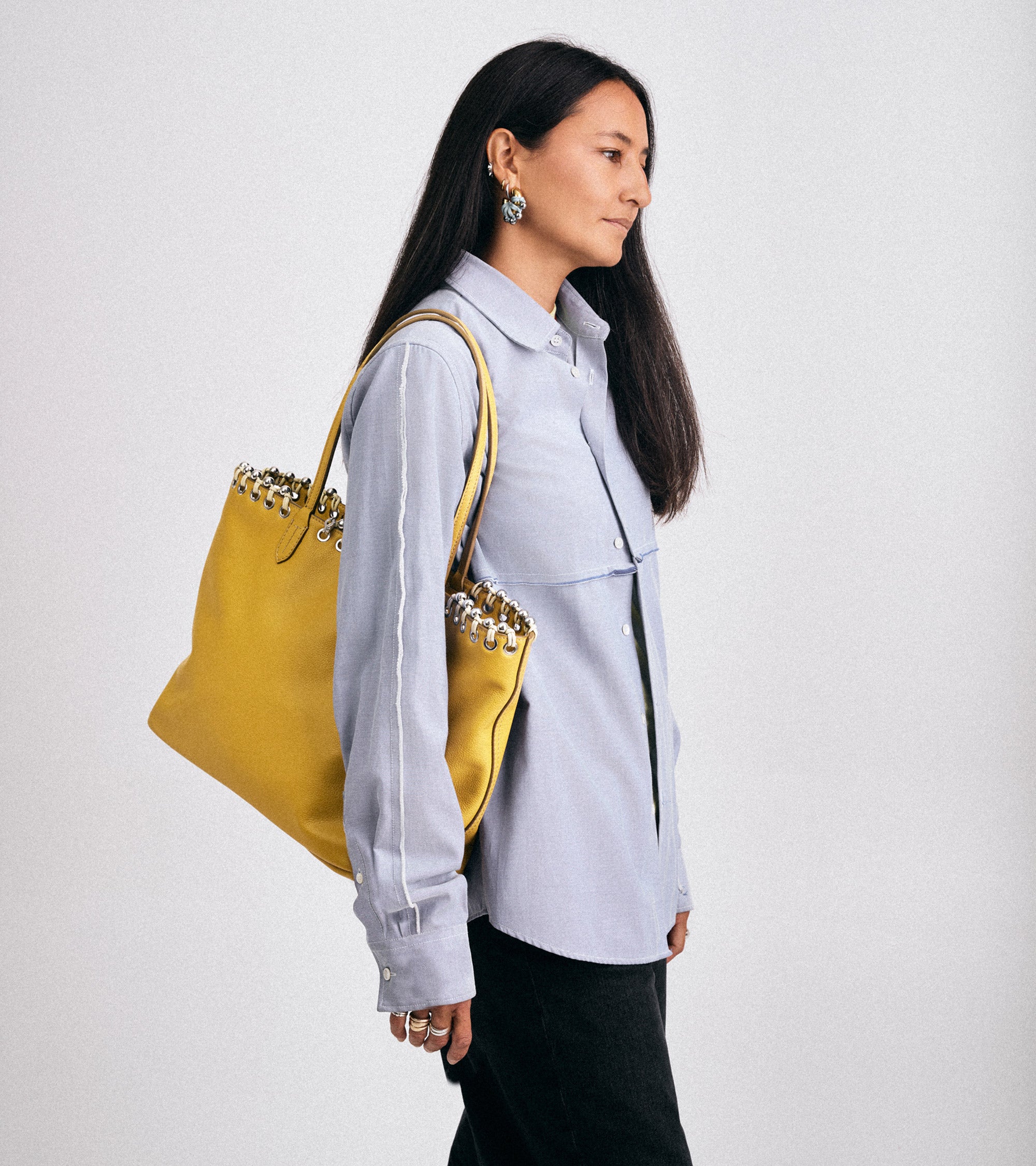 Sac cabas Kitesy Martin Studio en cuir grainé