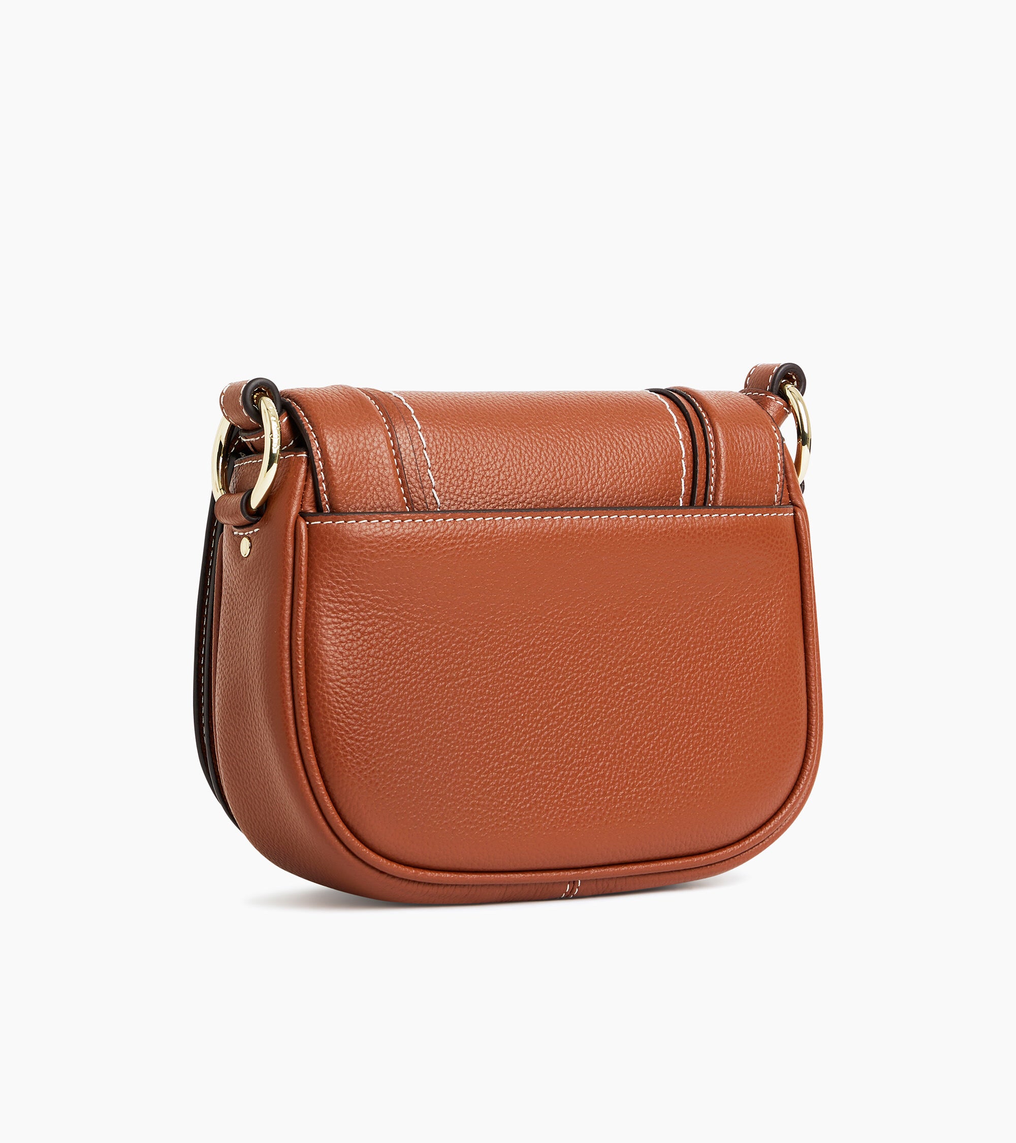 Bolso bandolera pequeño Ella de cuero granulado
