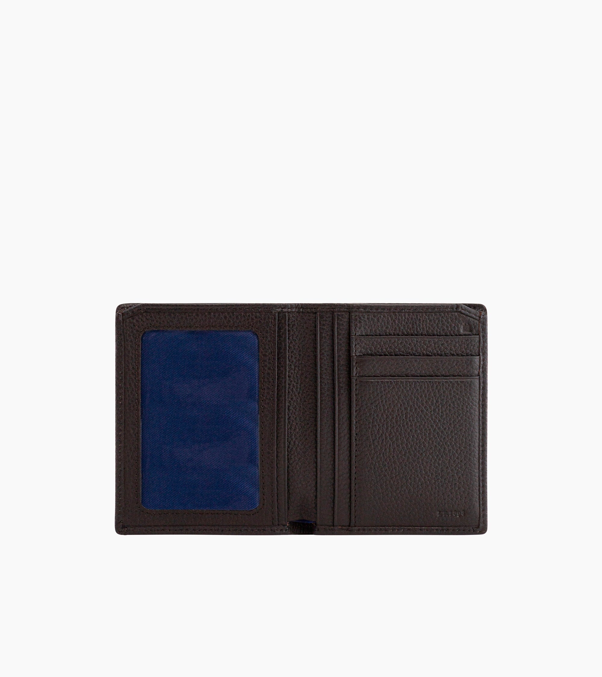 Porte cartes moyen modèle Charles en cuir grainé
