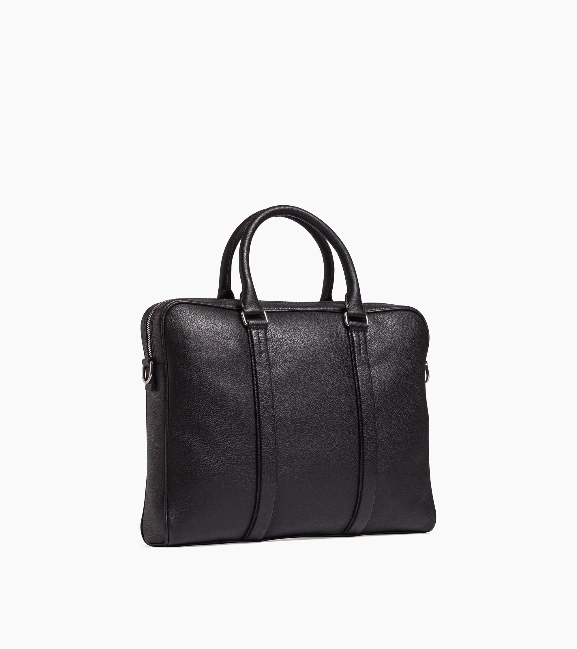 Porte documents 15" Charles en cuir grainé petit modèle