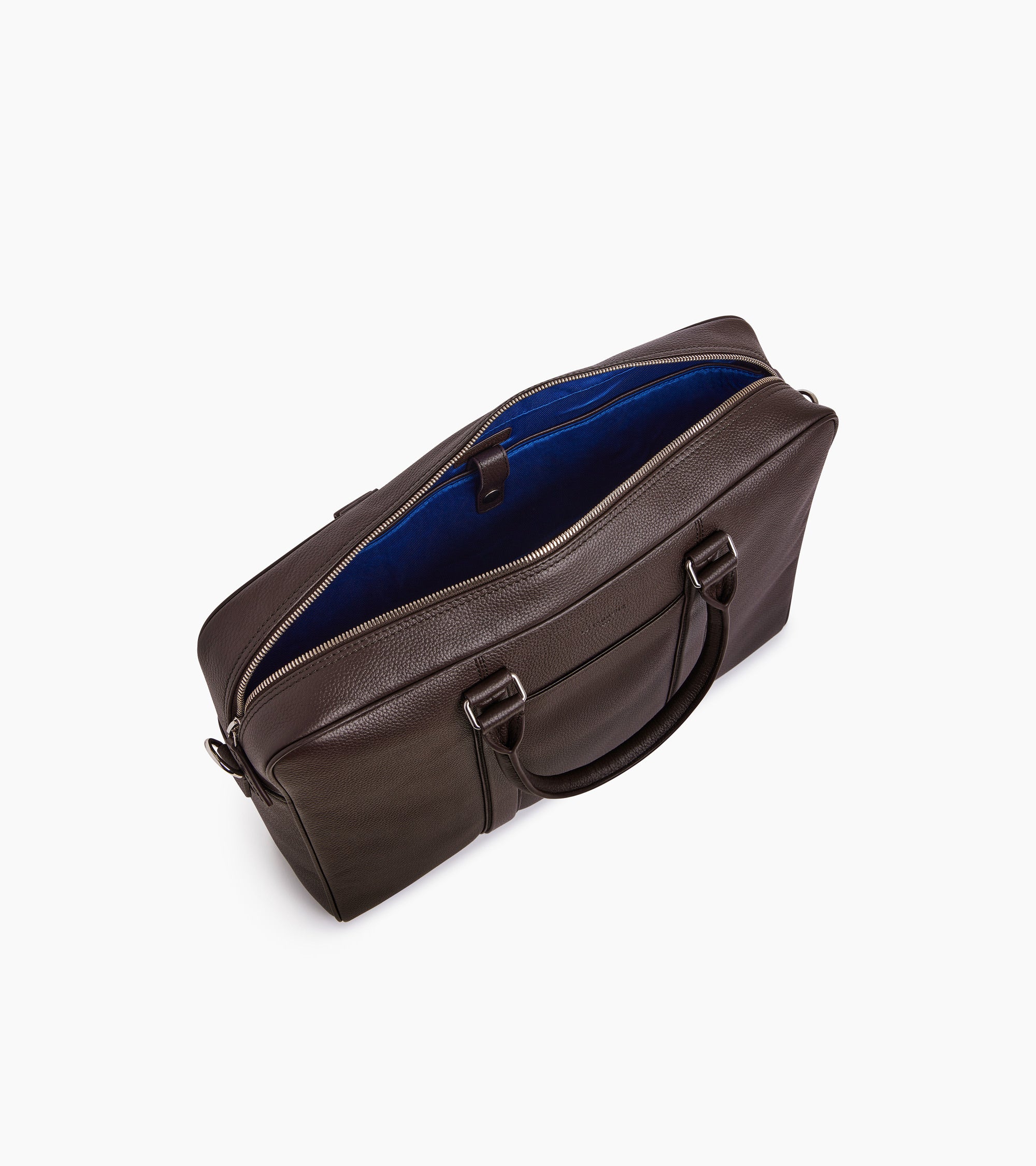 Porte documents 17" Charles en cuir grainé grand modèle