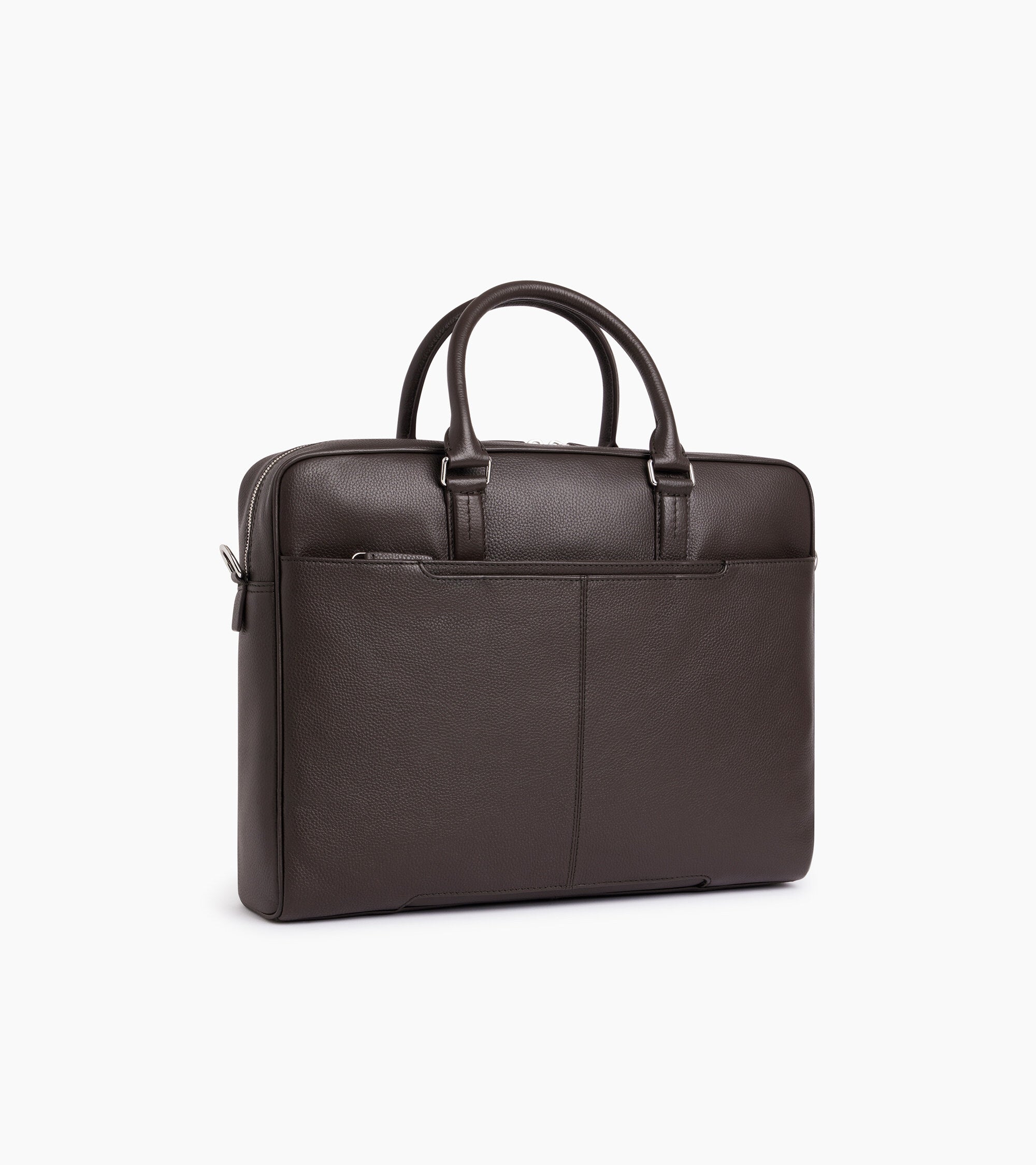 Porte documents 17" Charles en cuir grainé grand modèle