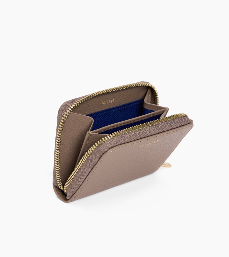 Porte monnaie Emilie en cuir grainé