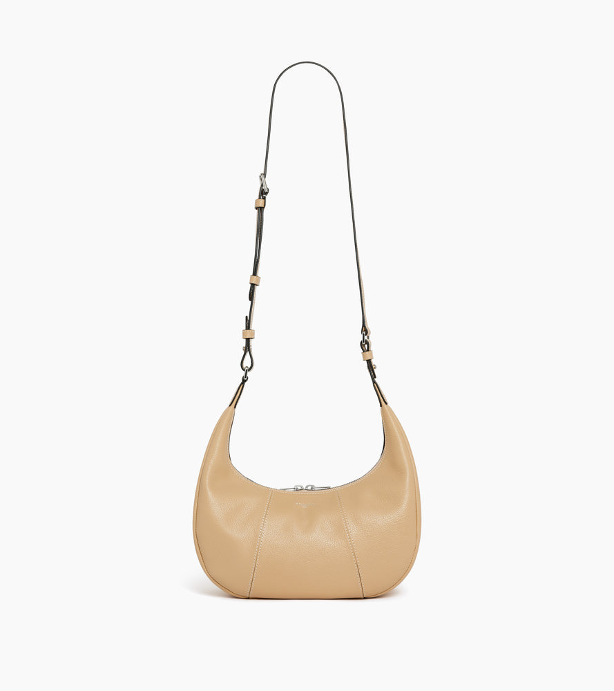 Petit sac hobo Juliette en cuir grainé