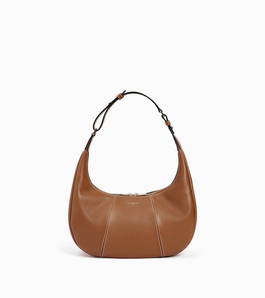 Petit sac hobo Juliette en cuir grainé