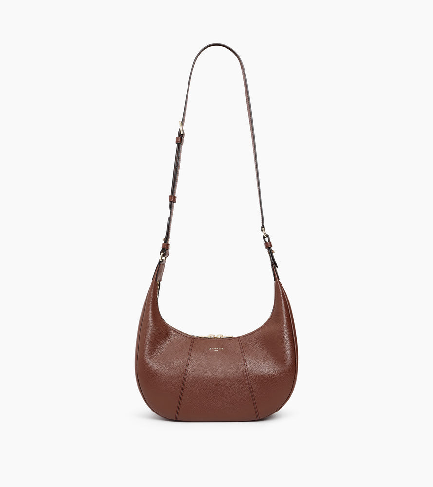 Petit sac hobo Juliette en cuir grainé