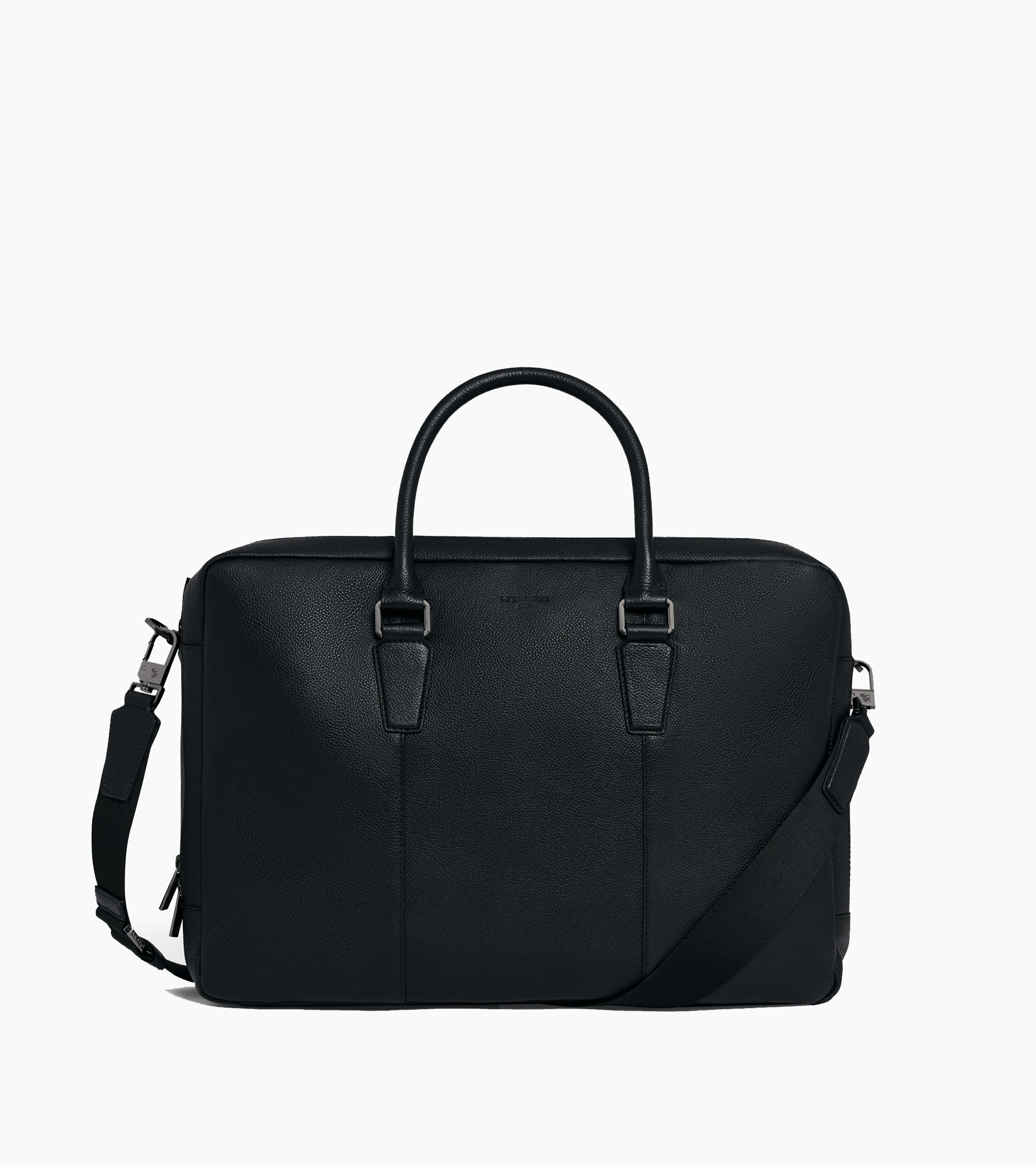 Porte documents 17" Marceau en cuir grainé grand modèle