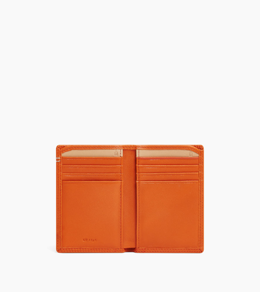 Porte cartes vertical Martin en cuir lisse