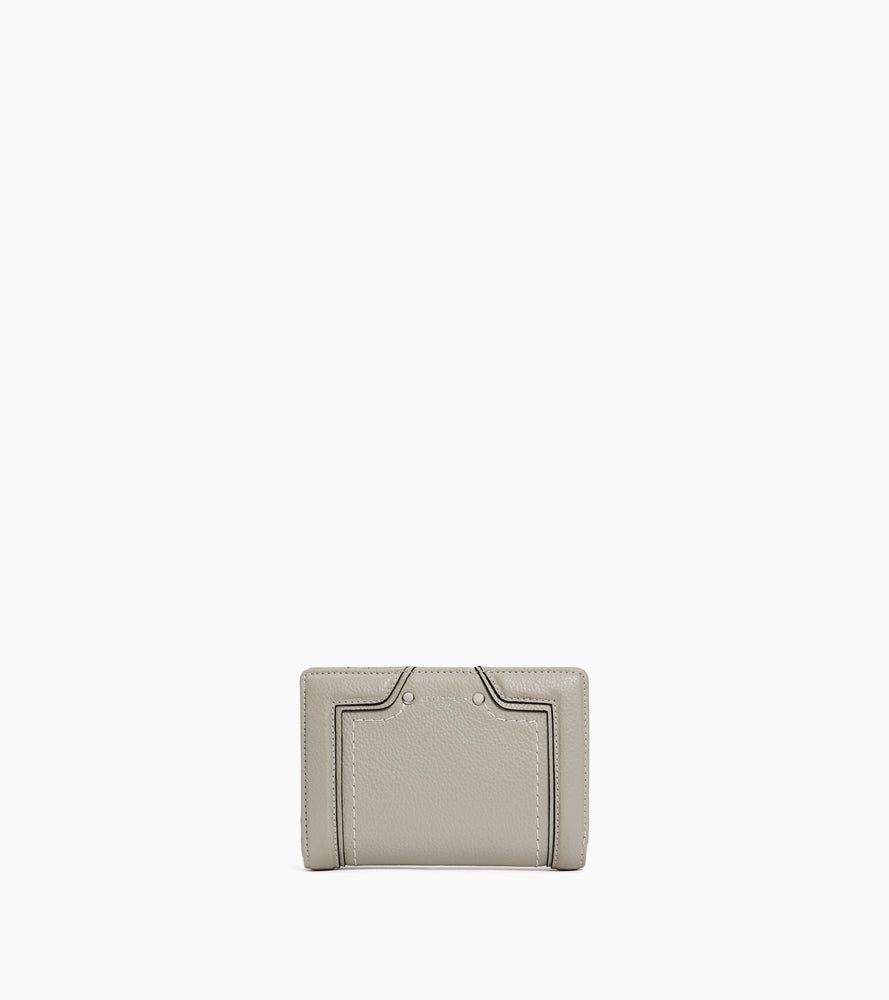Portefeuille moyen modèle Ella en cuir grainé